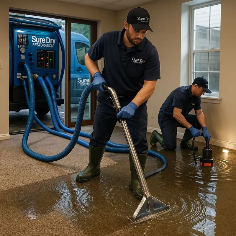 Water Extraction and Removal process in West Glens Falls, NY